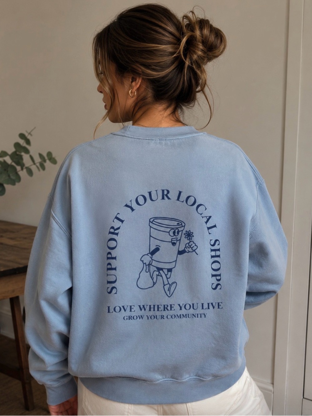 Baby Blue Sweatshirt